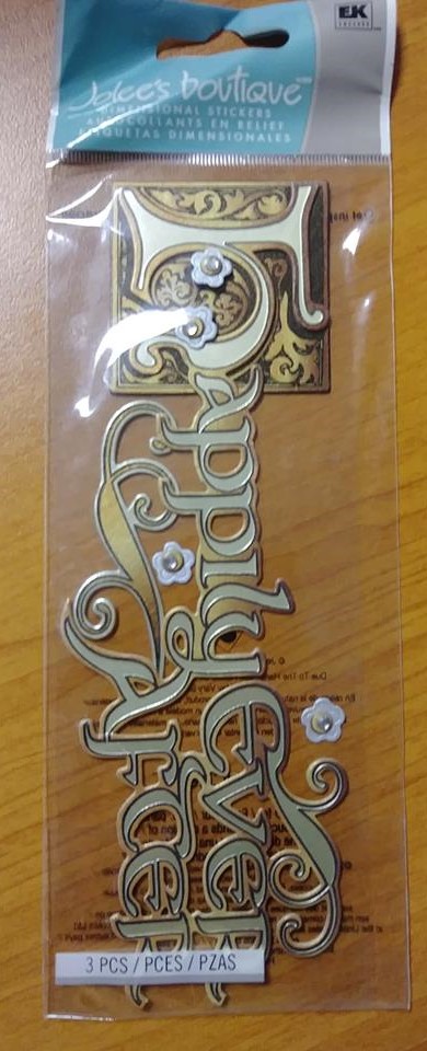 HAPPILY EVER AFTER JOLEE'S BOUTIQUE TITLE STICKERS 